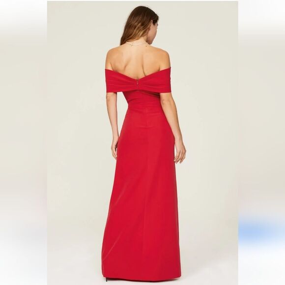 Sachin & Babi Julia Red Gown Size 4 NWT - Picture 3 of 8
